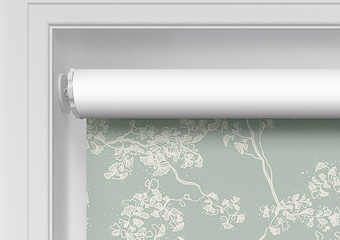 Cherry Blossom, Pastel Green - Twist&Fit Roller Blind - Image 10